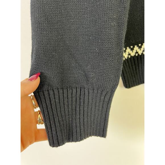 Men’s Fair Isle Nordic Cotton Pullover Sweater Holiday Bears Docker’s Sz XL - Picture 6 of 12